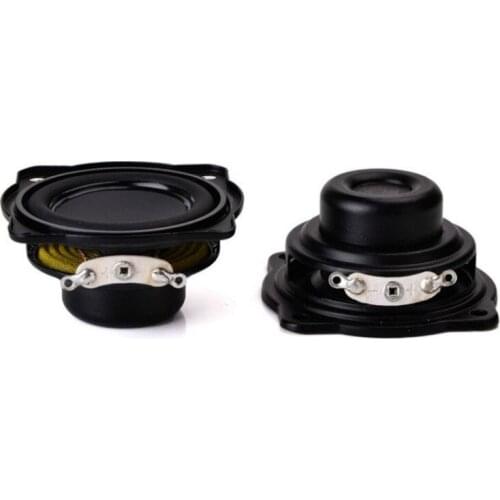 SOTAMIA 2Pcs 43mm Full Range Audio Mini Sound Speaker DIY Waterproof Bluetooth Shower Speaker Driver 4 Ohm 5W Rubber Loudspeaker