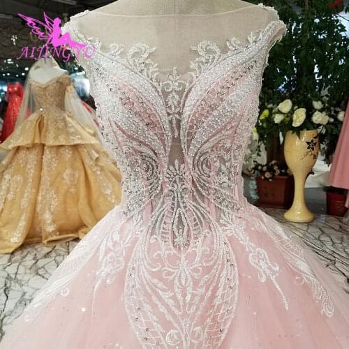 AIJINGYU Wedding Dresses 2021 2020 Big Size Bridal Gowns Affordable Ball New Sexy Gown With Sleeves Online Angel Wedding Dress
