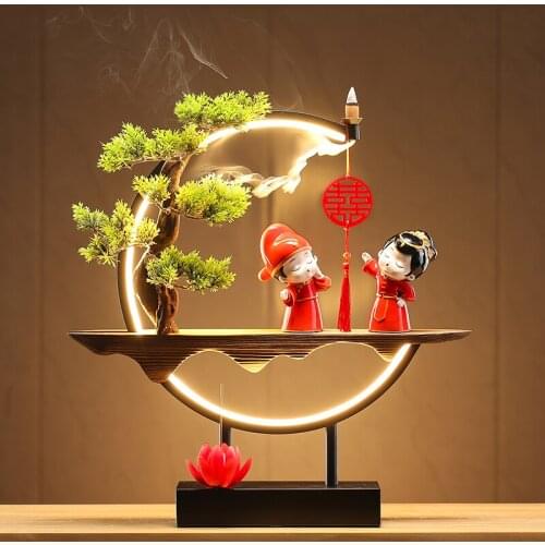 Wedding gifts Chinese decorative home living room high-end creative gifts ornaments decorations for home water fountain indoor