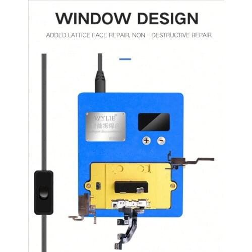 7IN1 K85 disassembly welding platform For iphone X XS MAX 11 11 PRO MAX Motherboard layered laminating face dot matrix repair