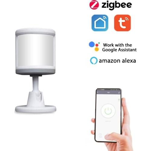 ZigBee PIR Smart Sensor Human Body Detect Motion,Low Power,Home Security,Support Tuya SmartLife Remote Control Alexa Google Home