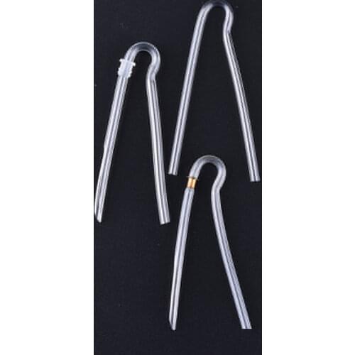 1PC R Shape BTE Earmold Hearing Aid Tubing Tube Preformed Aid Earmold Tube Tubing with Plastic lock