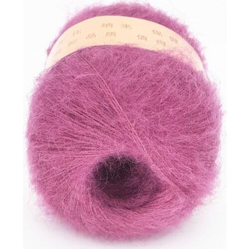 50g/ball Free Shipping Angola Mohair Cashmere Wool Yarn Skein For Knitting Scarf Shawl Sweater Hat B