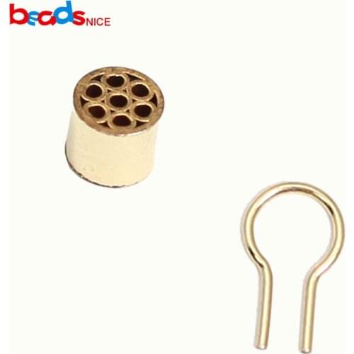 Beadsnice ID39847smt2 1 Set Gold Filled Crimp Tubes Connector for Jewelry Bracelet Necklace Making Jewellery Finding