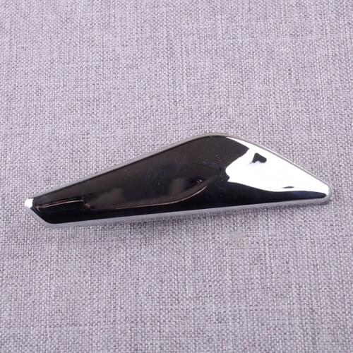 CITALL 51117338569 Car Left Fender Panel Side Marker Signal Light Finisher Trim Fit For BMW X3 X4 F25 F26 ABS Chrome Styling