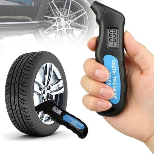Digital Car Tire Pressure Gauge Air Gauge Liquid Crystal Display Pressure Gauge Barometer Tester