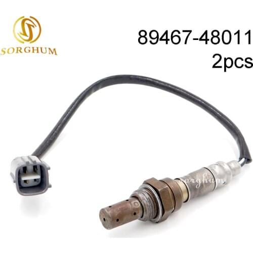 2PCS 89467-48011 Front O2 Air Fuel Ratio Sensor For Toyota Avalon Sienna Lexus ES300 RX300 3.0L