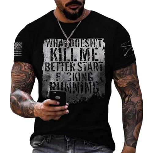 Popular Fashion 3D Print T Shirt For Men Oversized Casual Sports Outing Shirts Mens Summer Round Neck Short Sleeve Tops XXS-6XL