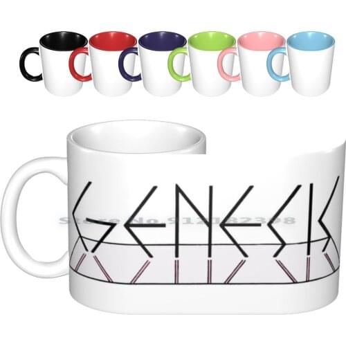 Ceramic Mugs Coffee Cups Milk Tea Mug Genesis Lies Down Broadway Vintage Vinyl Records The 70s Progressive Prog Band Music