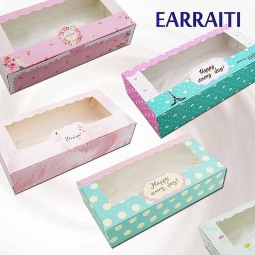 40PCS Kraft Paper Boxes For Packaging Cupcake Gift Box Flamingo Flower Wedding Box For Cake Candy Doll Toy Party Favor Cardboard