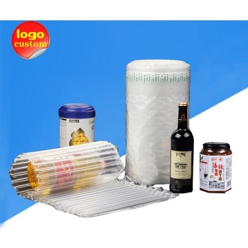 Easy To Tear Air Column Bubble Wrap Roll Buffer Inflatable Protect Bag Airbag Cushion Packing Shipping Fragile Glass Bottle Gift
