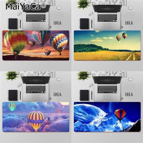 Maiyaca Top Quality hot air balloons Gamer Speed Mice Retail Small Rubber Mousepad Free Shipping Large Mouse Pad Keyboards Mat