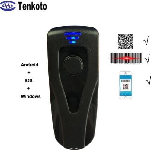 Mini Barcode Scanner 2D Wireless Bar Code Laser Scanner For Android IOS Windows 1D Bluetooth Scanner