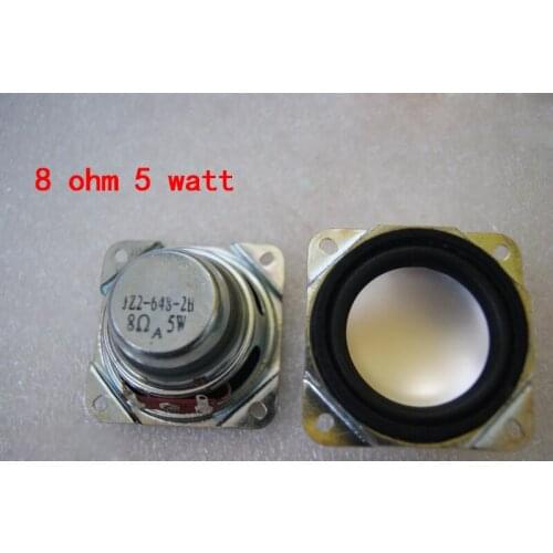 2pcs 2"inch 53MM 8ohm 5W Neodymium full-range speaker home theatre Audio Parts