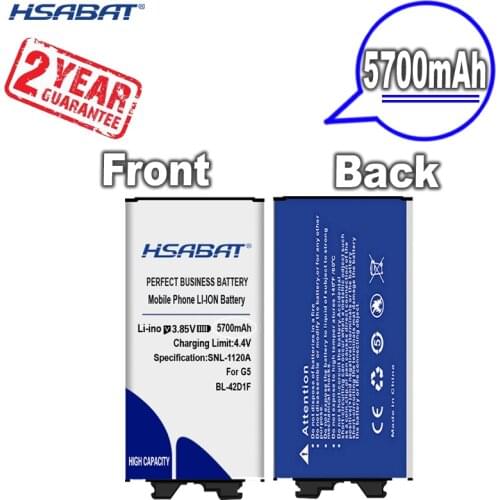 New Arrival [ HSABAT ] BL-42D1F Battery for LG G5 H850 H820 H830 H831 H840 H868 H860N H860 LS992 US992 F700L F700S F700k VS987