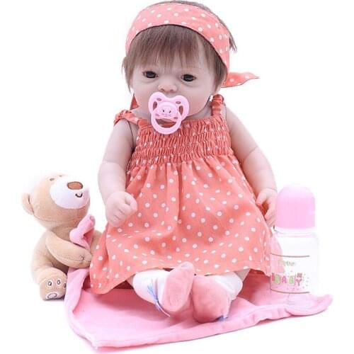 New Arrival Sudoll About 20" Handmade Lifelike Newborn Baby Doll Reborn Full Soft Silicone Vinyl waterproof Hot Sale