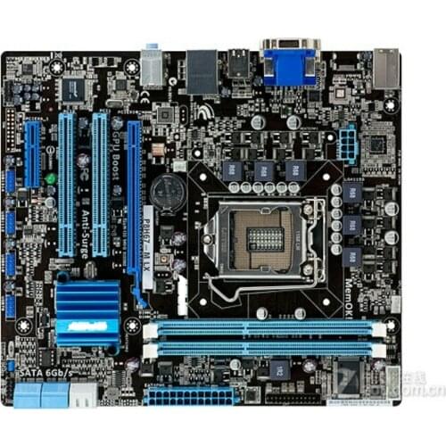 Original motherboard ASUS P8H67-M LX DDR3 LGA 1155 for I3 I5 I7 CPU H67 Desktop motherboard Free shipping