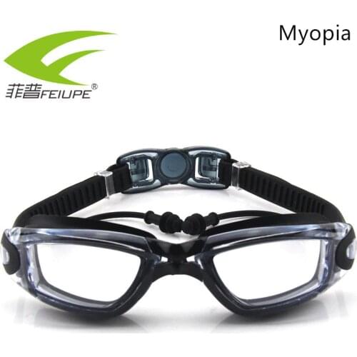 Professional Optical Swimming Goggles for Men Myopia Anti-fog Diopter Swimming Glasses With Earplug Women Water Sports Eyewear