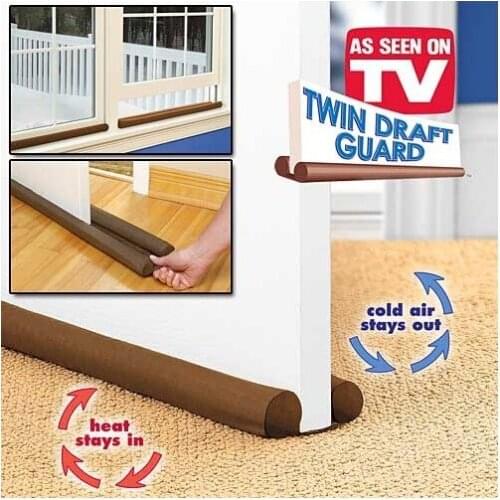 Modern Twin Draft Guard Door Spats, Wind and Sound Barrier design product