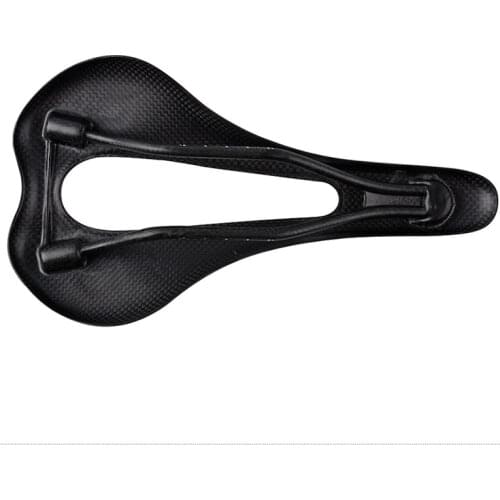 Ultralight carbon fiber leather seat cushion road mountain bike large hollow saddle