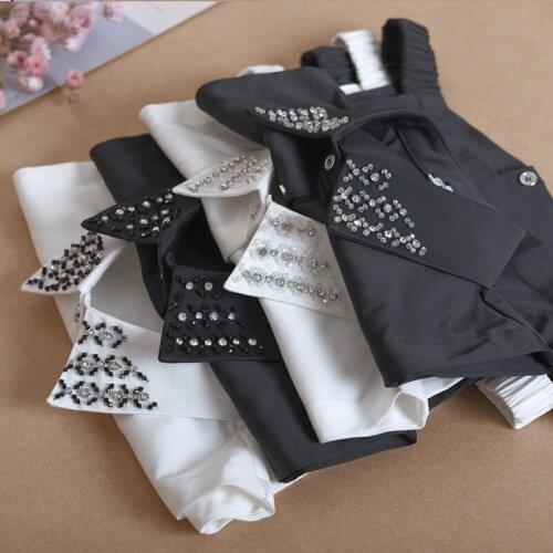 High Quality Women Fake Collar Faux Col Girls Removable False Collar Shirt Nep Kraagje Tank Top Detachable Collars Decorative
