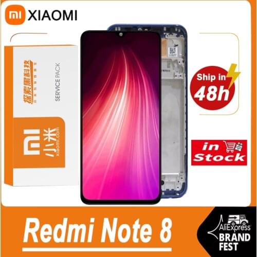 100% Original Display Replacement For Xiaomi Redmi Note 8 LCD Display Touch Screen Digitizer Assembly For Redmi Note8 With Logo