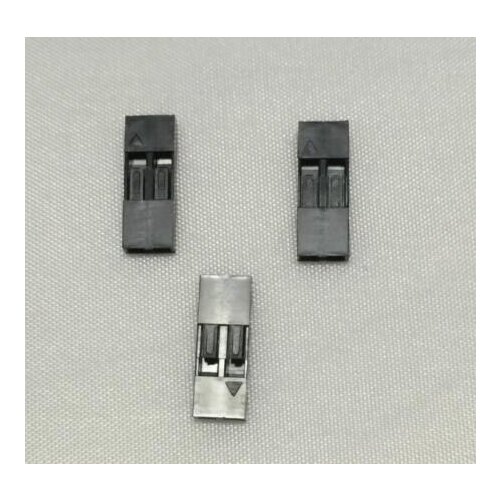 100pcs 2.54mm Pitch 2P Dupont Housing Plastic Shell Terminal 2Pin Jumper Wire Housing Connector