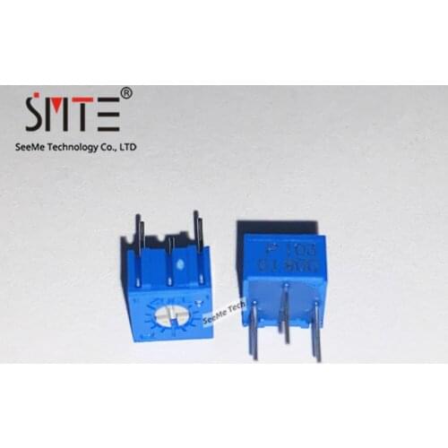 100pcs/lot 3362P-1-103LF TRIMMER 10K OHM 0.5W PC PIN TOP New and original