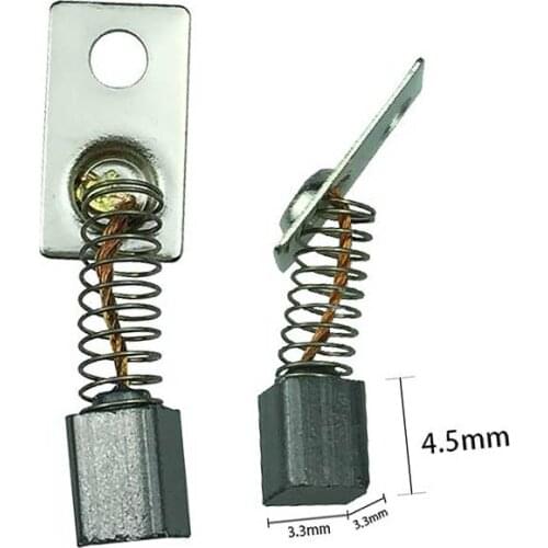 20PCS 3.3*3.3*4.5mm Metal Electric Motor Carbon Brushes Replace For/Saeyang Series Dental Grinding Machine Micromotor Handpiece