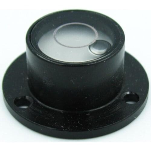 Size 25.8*11.5mm Aluminium spirit level Flanges Water level indicator Mini bubble level with Mounting Holes Accuracy 30'/2mm