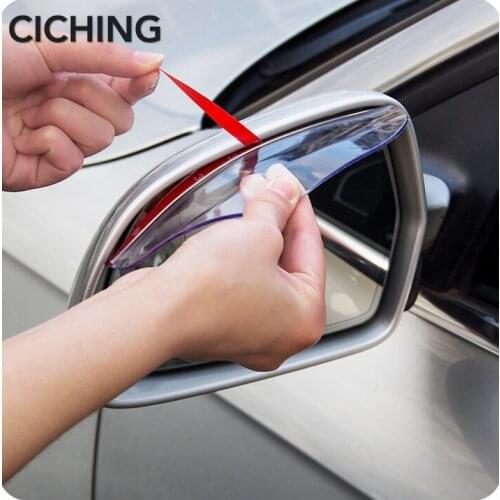 1pair Car Styling Rearview mirror rain eyebrow Auto Accessories for solaris lada kia toyota hyundai creta lada kalina mazda 3