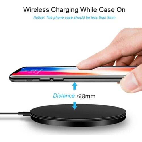 Fast Wireless Charger, QI Wireless Charging Pad 10W Fast Charger for iPhone X XS XR 8 Plus,for Samsung S8 S9 S10 Xiaomi 9