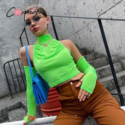 Женские укороченные майки CONMOTO China At AliExpress