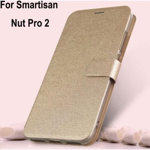 For Smartisan Nut Pro 2 Case Cover Luxury PU Leather Back Cover Phone Case For Smartisan Nut Pro2 OS105 Flip protective shell