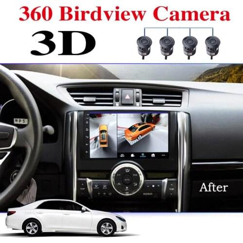 For TOYOTA Mark X Reiz X130 2009~2019 Car Multimedia GPS Radio Navigation NAVI Player Integration CarPlay 360 BirdView 3D