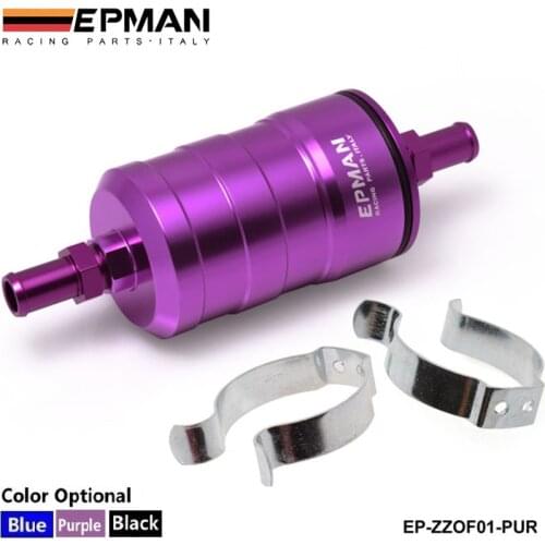Racing Fuel Filter UNI Competition 10Micron Paper Filter Complete (Blue Black Purple) EP-ZZOF01