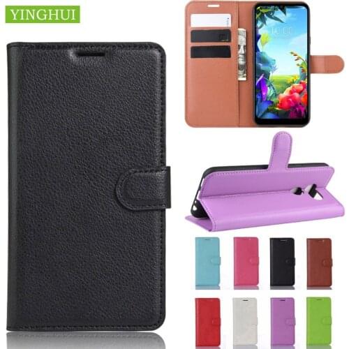 For LG K40 cover Flip Leather Case For LG K40S Book Style Stand Cover For LG K40 Flip Cover Stand PU phone Case bag shell