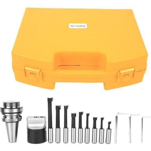 Boring Cutter Set 40 Carbon Steel High Accuracy CNC Milling Tool Kits BT30-F1-12-9PCS
