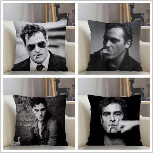 Musife New Custom Joaquin Phoenix Pillowcase Sofa Decorative Cushion Cover Pillowcase Home Decor Drop Shipping Wholesale