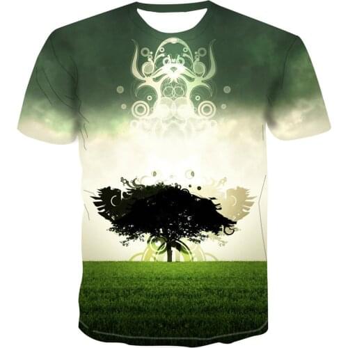 2020 New Beige Geometric Green T -Shirt For Men 3d T -Shirt Printing Unisex Casual Top New Harajuku Blue Short Sleeve T-Shirt