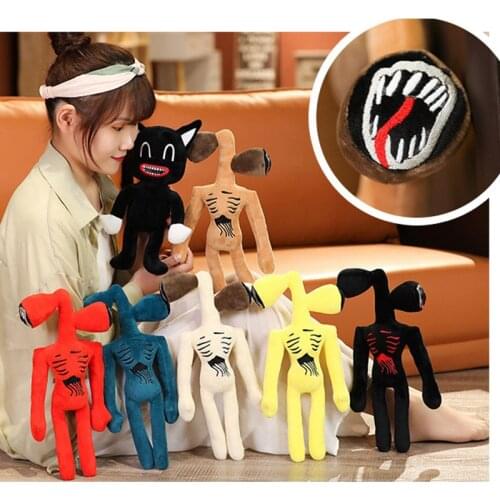 New Hot Sale Anime Siren Head Plush Doll Toys Scary Sirenhead Cat Soft Cartoon Stuffed Kids Boy Baby Girl Birthday Gifts