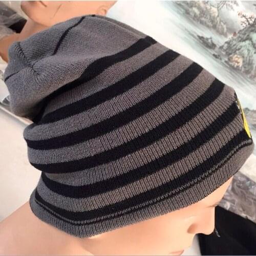 Newest Hot Baggy Slouchy Beanie Custom Logo Double-sided Hat Reversible Beanies Soft Skull Knit Cap