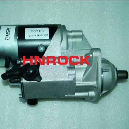 NEW STARTER MOTOR 2280004992 FOR KOMATSU S6D102