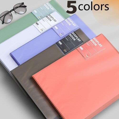 File Folder Organizer 30 40 60 80 Pages A4 Size Piano Music Score Sheet Document Folder Storage Organizer PP Frosted Folder