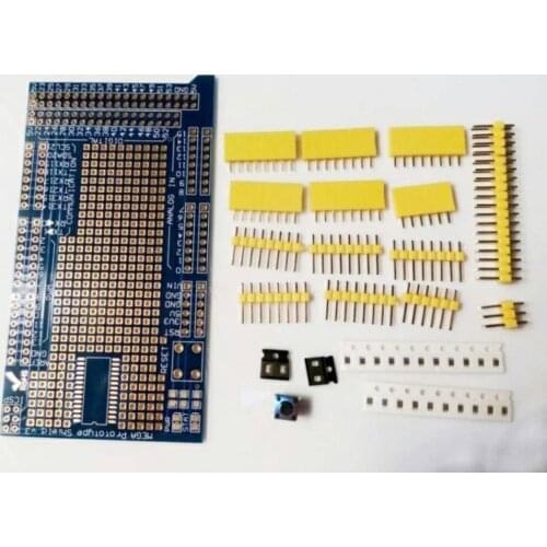 Expansion Board for Arduino MEGA 2560/1280 Proto Shield V3 version,DIY Kit ,Electronics Components