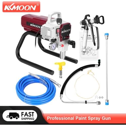 KKMOON Professional Paint Spray Gun High-pressure Airless Spraying Machine Electric Paint Sprayer Internal-feed Painting Tool