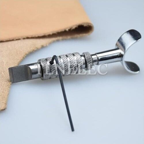 DIY Handmade Leather Art Leather Carving Tools Rotate Nicking Tool Tensile Rotate 360 Degrees Wrench With Head