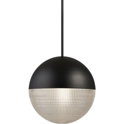 Modern Design Glass Semi-spherical Lampshade E27 Pendant Light lamp bar metal Ac90-260v Living Room Lighting Droplight