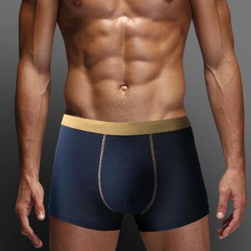 Soft Underwear For Men Slip Calecon Homme Boxer Shorts Mens Panties Brand Male Underpants Sexy Boxershorts Men Set