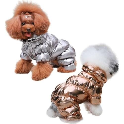 Windproof Overalls Warm Winter Dog Clothes for Dogs Down Coat Waterproof Thicken Parka Dog Jumpsuit Puppy Outfit